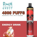 원래 Randm Ghost 4000 퍼프 일회용 vape