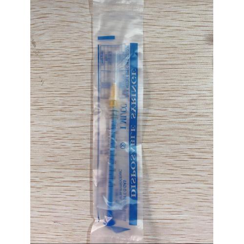 1ml Luer Slip Disposable Sterile Syringe