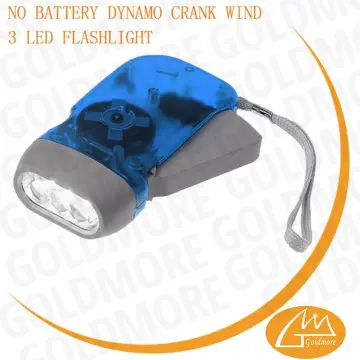 Custom OEM plastic hand charging torch light
