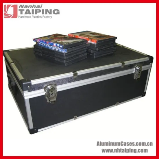 CD DVD Blu-Ray or Game Media Discs Aluminum Storage Carrying Case
