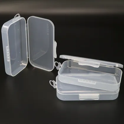 SUNSHING Clear Box Packaging Empty Boxes With Plastic Clips Transparent Plastic Boxes