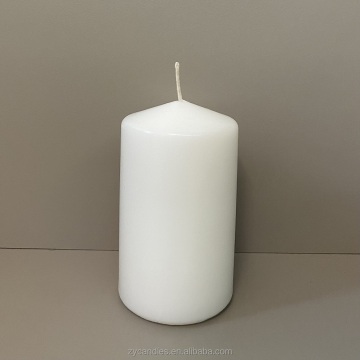Clean Burning Smokeless Unscented Pillar Candles