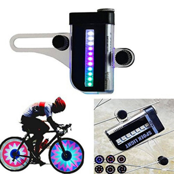 14 LED Kolorowe motocyklowe koła rowerowe mówce - 30 efektów zmiany