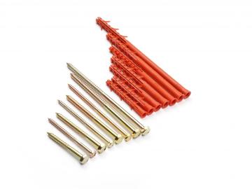 Six-fin screw-in expansion bolt