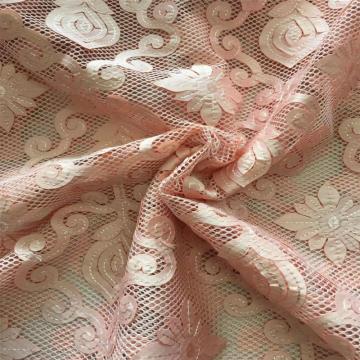 महिलाओं के परिधान के लिए फैंसी लेजर कढ़ाई कपड़ा