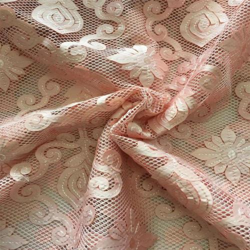 Tissu de broderie laser fantaisie pour vêtement pour dames