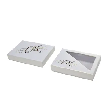 Skin Care Kit Box With PVC Window Lid