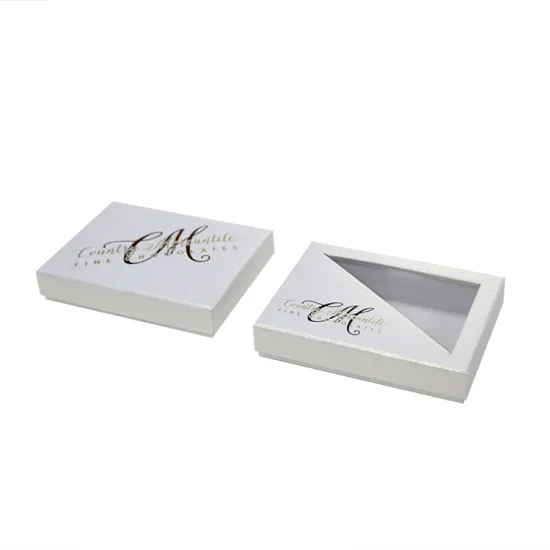 Skin Care Kit Box With PVC Window Lid