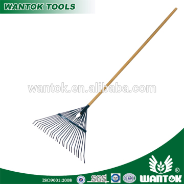22T/24T R131L Metal Leaf Rake with long handle