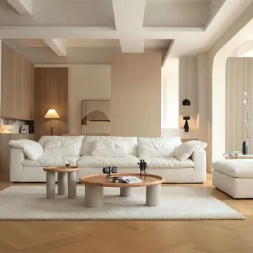 MOYI Feather Nordic Modular Sectional Sofa: A Comfortable Cloud-Like Living Room Solution