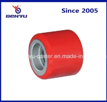 OEM 8" Red Polyurethane Hand Pallet Truck Wheel