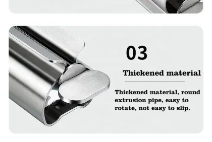 Automatic Toothpaste Dispenser: Rolling Tube Toothpaste Squeezer