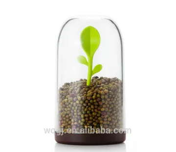 New Arrivals Plastic Bottle and Jar Transparent Plastic Tea Canister Food Storage Bottle Popular Green Bud Sealed Tea Pot