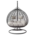 Double Seat Hanging Egg Chair Rattan Swing chair