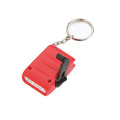 Mini Solar crank dynamo rechargeable keychain light