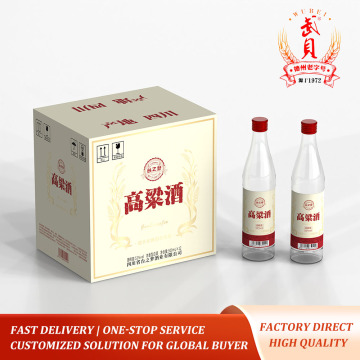 Изготовленное на заказ OEM чистое зерновое сорго Baijiu 500 мл