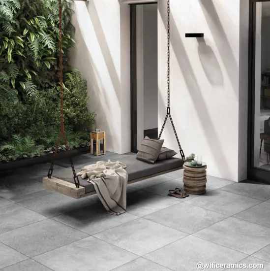 BLV603 GREY NATURAL LOOK TILE FOR OUTDOOR