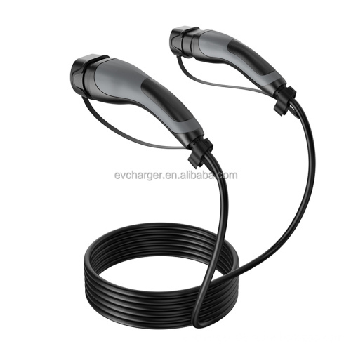 5 meters 32A 3 Phase 22kw Type 2 to Type 2 EV Charging Cable with ruber handle