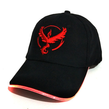 LED fiber optic cap luminous cap baseball cap