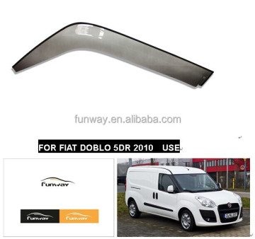 CAR DOOR VISOR HOOD DEFLECTOR FOR FIAT DOBLO 5DR 2010
