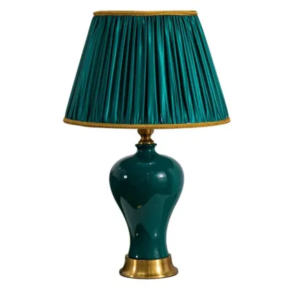 American minimalist ceramic desk lamp