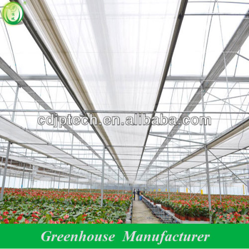 greenhouse sun shade system