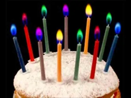 color changing birthday magic candle