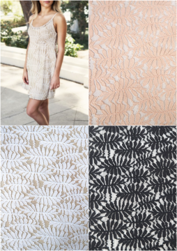 Spandex Nylon Embroidery Lace Blouse Dress Fabric