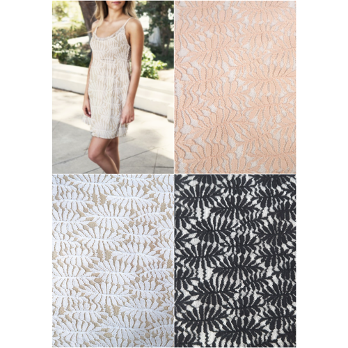 Spandex Nylon Embroidery Lace Blouse Dress Fabric
