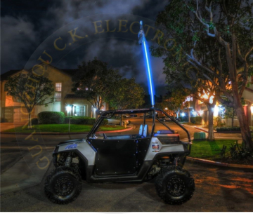 Multi color 12V high quality led whiplash lights LED Antenna Light for atv cars