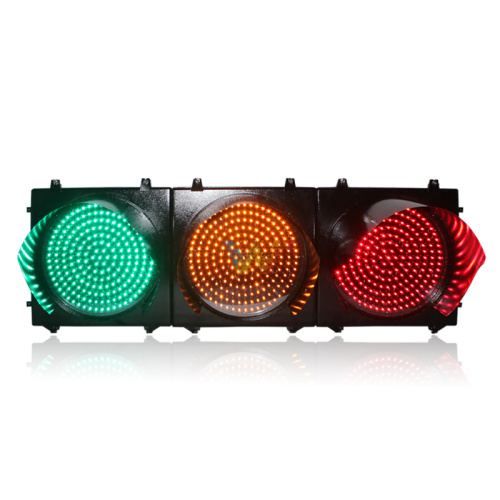Road safety aluminum RYG 400mm traffic signal light
