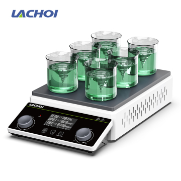 Laboratorium Multi-positie 3/6/9/12 magneetroerder met kookplaat 150 ℃ Functie van magneetroerder