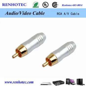 RCA to RCA Connector AV Cable for Audio &AMP