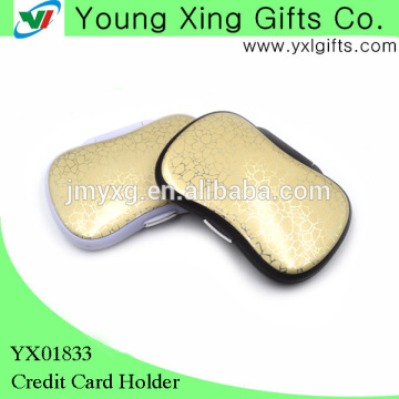 plastic gold color name card holder