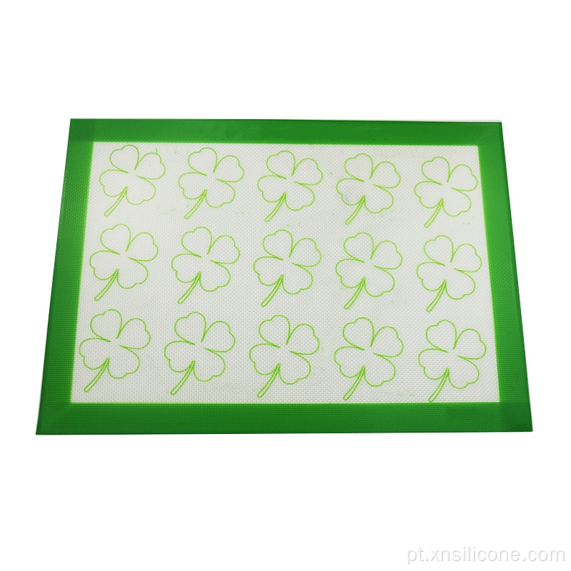 Impressão de padrões personalizados para assar silicone antiaderente tapete