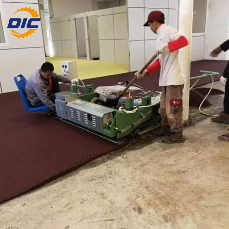 Paver Machine for Synthetic Running Track