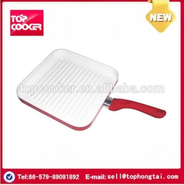 Cast iron aluminum ceramic coating roaster pan