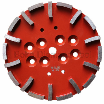 250mm Blastrac Diamond Concrete Grinding Disc Plate for Floor Grinder