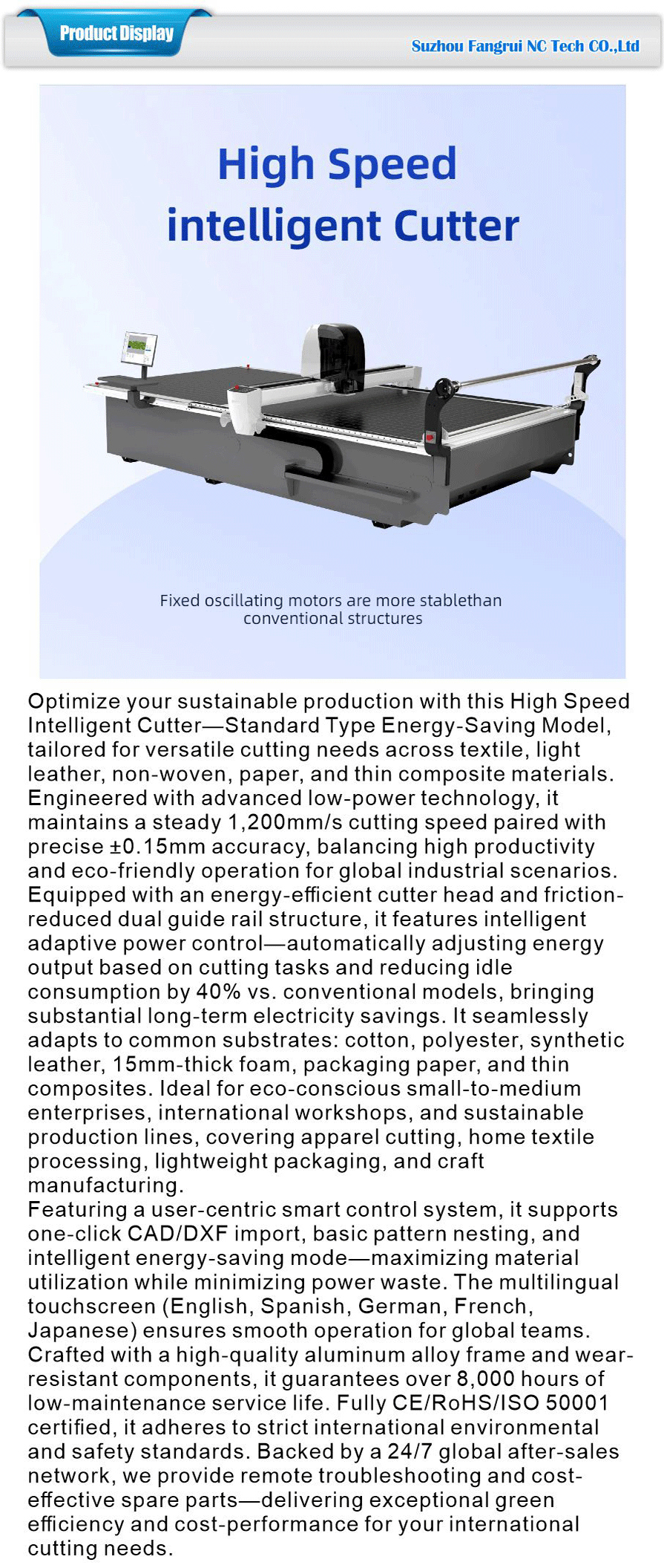 High-speed Cutting Machine -xiangqing1-FR062