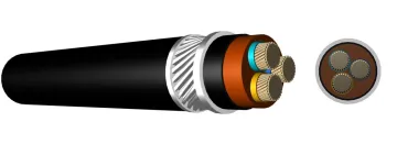 Gb Iec As Flame Retardant Xlpe Insulated Medium Voltage Armored Power Cable