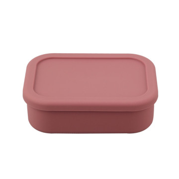 Cuboid Silicone Lunch Box for Kids and Adults