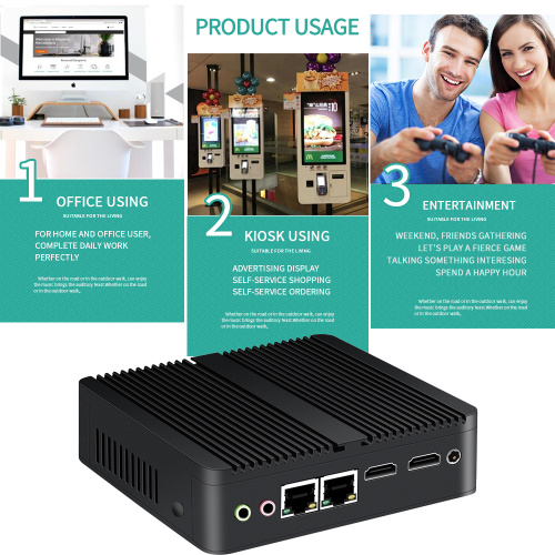 Portable W10 Micro Pc Home Theater New style quad core N3700 mini pc computer Factory