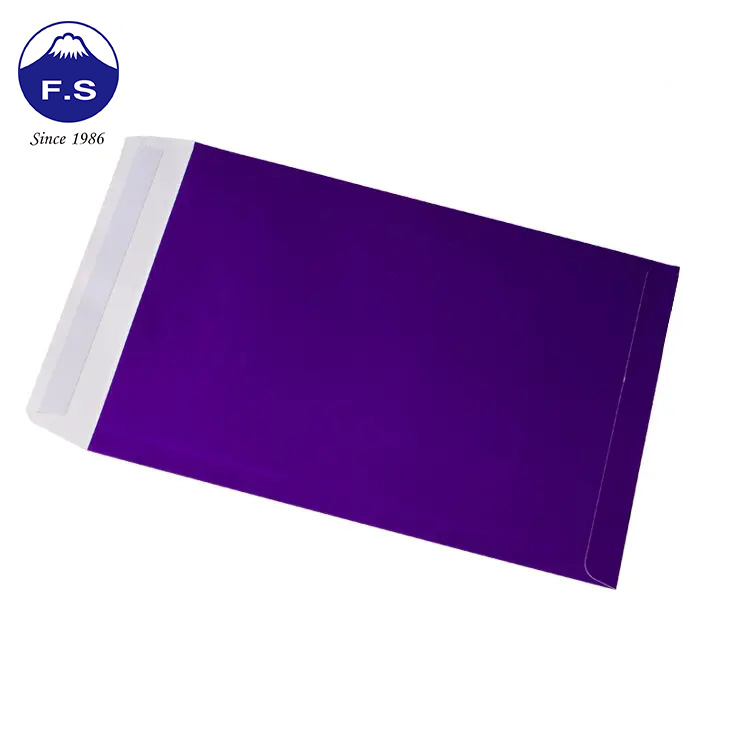 Custom Printed Ecofriedly Kraft Paper Coated A4 Envelope, High Quality