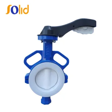 PTFE Lined Disc WaferType Butterfly Valve