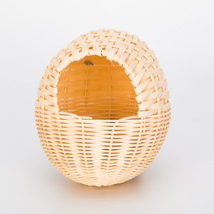 Percell äggformad XLarge Rattan Bird Nest