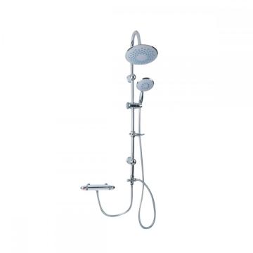 Wall Mounted High Pressure Polished SS304 Shower Set