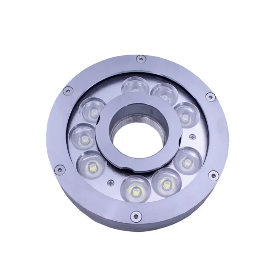 Outdoor Stainless Steel IP68 24W RGBW LED Underwater Fountain Light