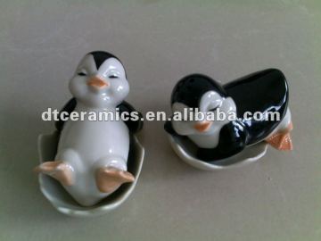 new ceramic penguin for salt&pepper shaker