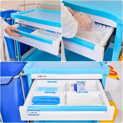 Linen Cart with Detachable Linen Bag