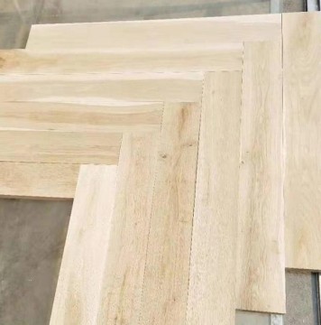 light gray natural color herringbone parquet oak flooring